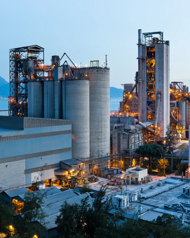 Imagem industrial representativa do segmento Siderurgia